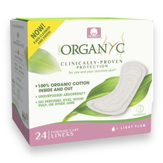 Organyc 100% Certified Organic Cotton Folded Panty Liner