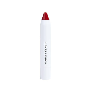 Honest Beauty Lip Crayon-Demi-Matte, Strawberry with Jojoba Oil & Shea Butter