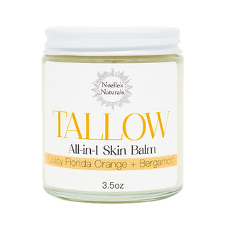 100% Organic Grassfed Tallow Balm - Orange + Bergamot