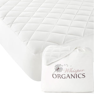 Whisper Organics Luxury Quilted Mattress Pad