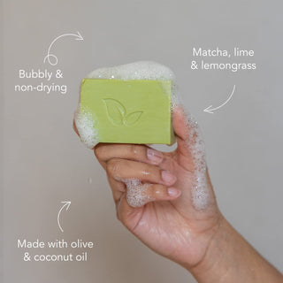 Ethique Invigorating Matcha, Lime, & Lemongrass Soap Bar