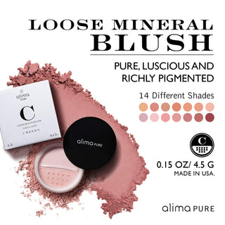 Alima Pure Loose Mineral Blush, Powder Blush Makeup