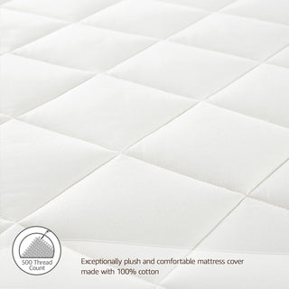 Whisper Organics Luxury Quilted Mattress Pad