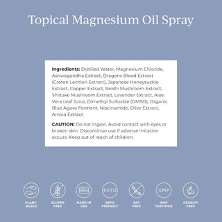 CYMBIOTIKA Topical Magnesium Oil Spray for Body