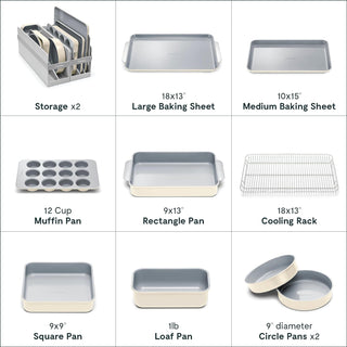 Caraway Nonstick Ceramic Bakeware Set