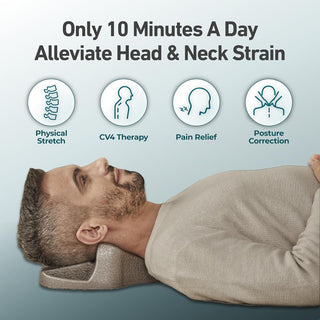 Head Nap Pillow - Cervical Traction Device for Neck Pain Relief
